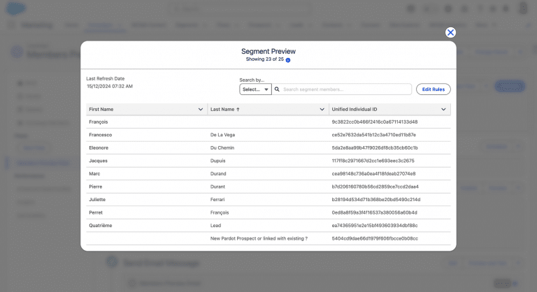 Members Preview 2 Methods to list your Segment members in Marketing Cloud Next - The ...