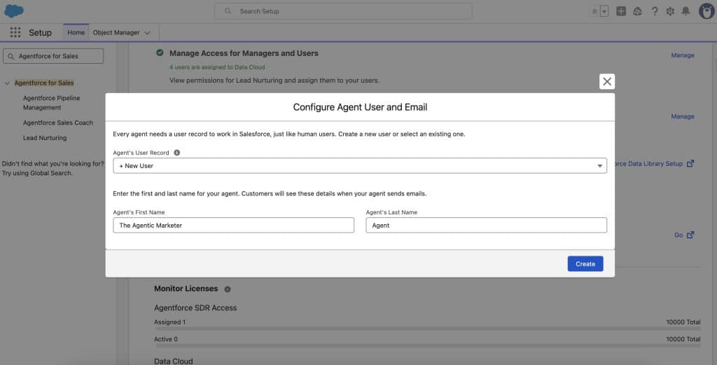 Lead Nurturing: definig the Agent's User