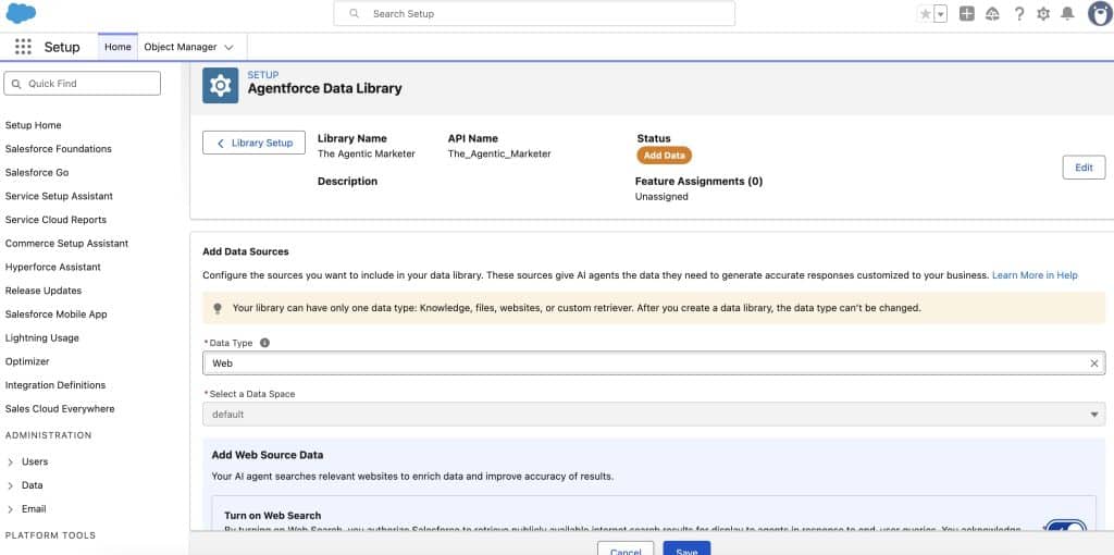 Lead Nurturing: adding a Knowledge library to your Agent