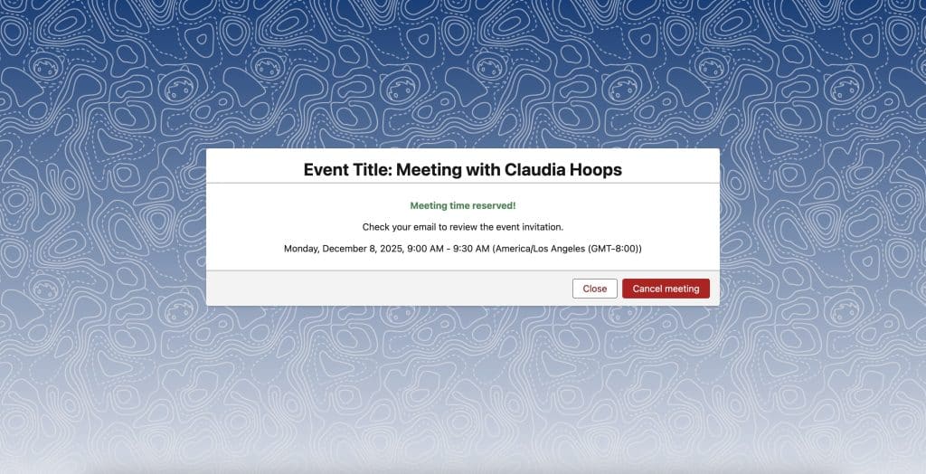 Lead Nurturing: Meeting Confirmed